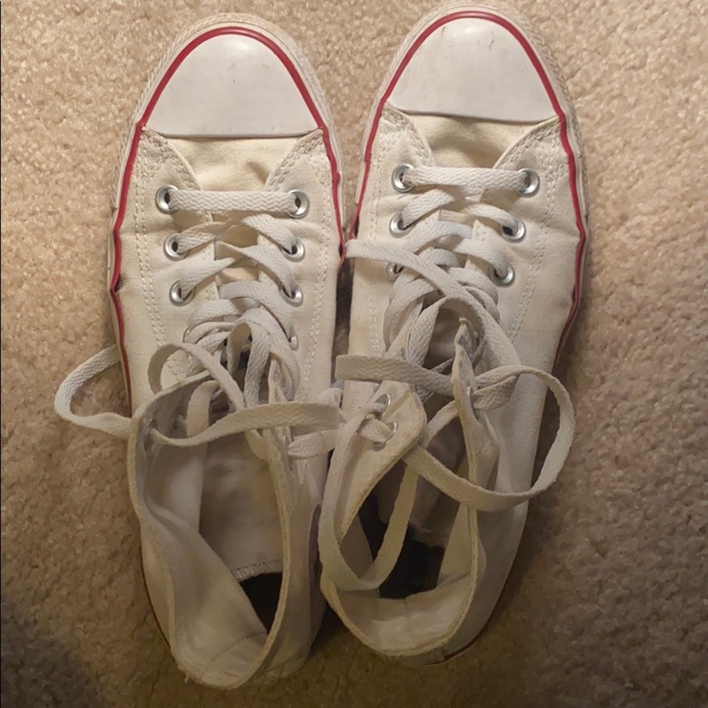 white high converse